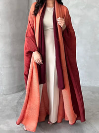 Abaya Longue Dégradée – Manches Chauve-Souris | Style Luxe Dubai